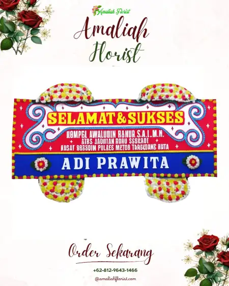 Papan Bunga Ucapan Selamat Padusan